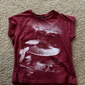Cider Maroon Graphic T-Shirt